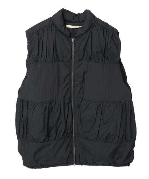 セール】【ティアードギャザーピュアダウンベスト】（その他アウター