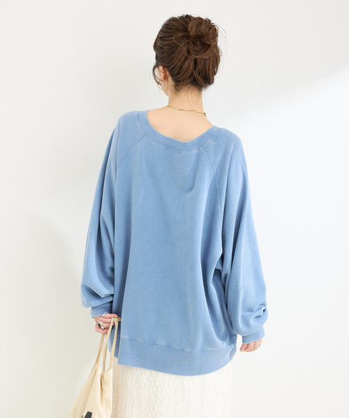 B.C STOCK（ベーセーストック）の「ウォッシャブル / リラックスシルエットスウェット（スウェット・レディース・サックスブルー/グレー/ブラック系その他・FREE）」の19枚目の写真