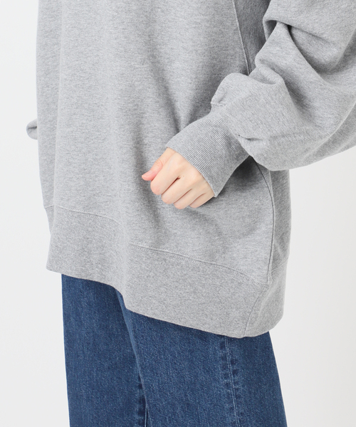 B.C STOCK（ベーセーストック）の「ウォッシャブル / リラックスシルエットスウェット（スウェット・レディース・サックスブルー/グレー/ブラック系その他・FREE）」の4枚目の写真