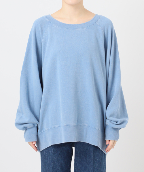 B.C STOCK（ベーセーストック）の「ウォッシャブル / リラックスシルエットスウェット（スウェット・レディース・サックスブルー/グレー/ブラック系その他・FREE）」の9枚目の写真
