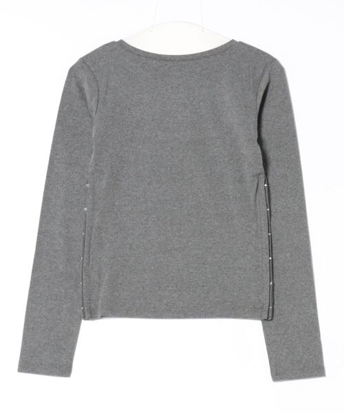 Dita Muaj.（ディータムアージュ）の「【もっちり厚手】サイドホック スムースプルオーバー（Tシャツ/カットソー・レディース・ブラック/グレー/ホワイト・FREE）」の20枚目の写真