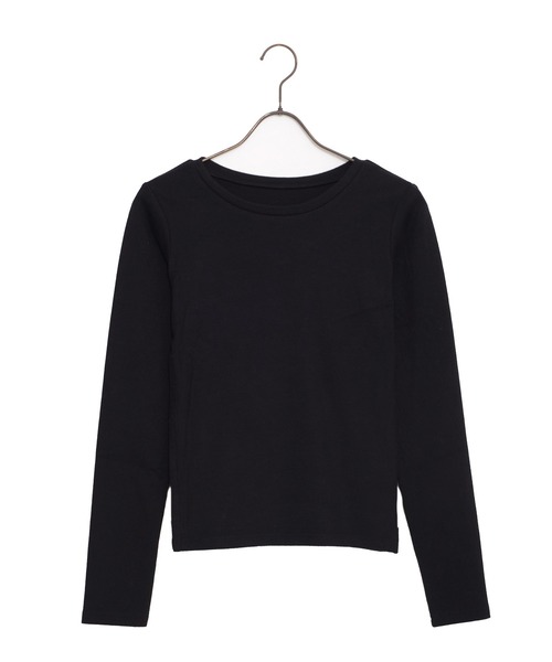 Dita Muaj.（ディータムアージュ）の「【もっちり厚手】サイドホック スムースプルオーバー（Tシャツ/カットソー・レディース・ブラック/グレー/ホワイト・FREE）」の12枚目の写真