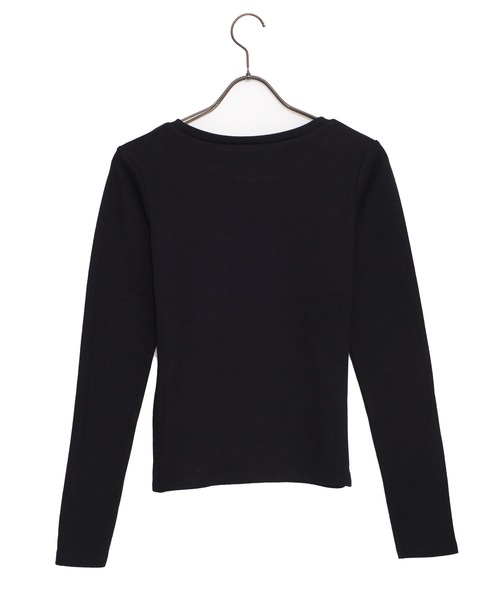 Dita Muaj.（ディータムアージュ）の「【もっちり厚手】サイドホック スムースプルオーバー（Tシャツ/カットソー・レディース・ブラック/グレー/ホワイト・FREE）」の13枚目の写真