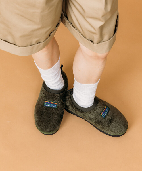 FREAK'S STORE(フリークスストア)の「限定展開 マイクロフリース ボアモック スリッポン(スニーカー・メンズ・ブラック/オリーブ・23.0cm/24.0cm/25.0cm/26.0cm/27.0cm/28.0cm)」の7枚目の写真