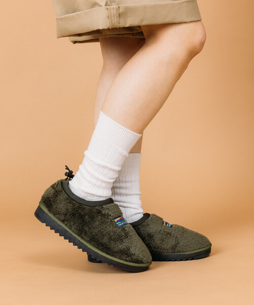 FREAK'S STORE(フリークスストア)の「限定展開 マイクロフリース ボアモック スリッポン(スニーカー・メンズ・ブラック/オリーブ・23.0cm/24.0cm/25.0cm/26.0cm/27.0cm/28.0cm)」の8枚目の写真