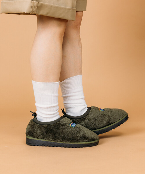 FREAK'S STORE(フリークスストア)の「限定展開 マイクロフリース ボアモック スリッポン(スニーカー・メンズ・ブラック/オリーブ・23.0cm/24.0cm/25.0cm/26.0cm/27.0cm/28.0cm)」の9枚目の写真