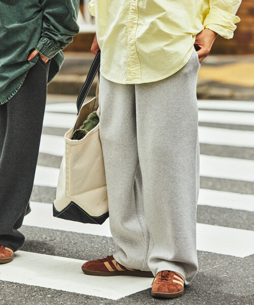 セール】ウォッシャブル スウェットライク イージー ニットパンツ