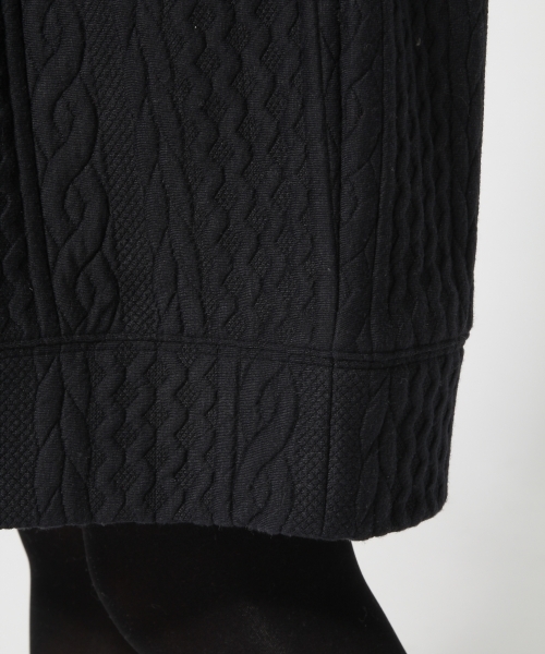 GLOBAL WORK（グローバルワーク）の「フクレジャガードBIG-ワンピース長袖/708996（ワンピース・レディース・ネイビー/ダークグレー/ダークブラウン/カーキ・MEDIUM/LARGE）」の6枚目の写真