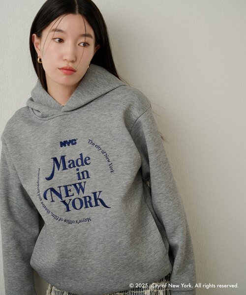 Omekashi（オメカシ）の「【GOOD ROCK SPEED】NYCフーディ N（パーカー・レディース・グレー・FREE）」の2枚目の写真