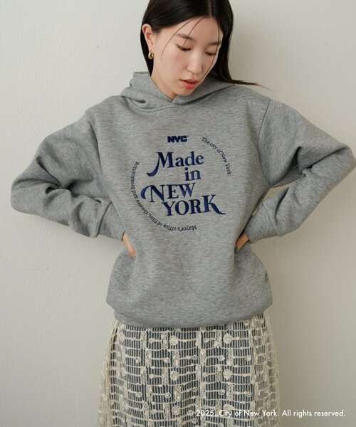 Omekashi（オメカシ）の「【GOOD ROCK SPEED】NYCフーディ N（パーカー・レディース・グレー・FREE）」の3枚目の写真
