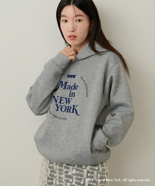 Omekashi（オメカシ）の「【GOOD ROCK SPEED】NYCフーディ N（パーカー・レディース・グレー・FREE）」の4枚目の写真