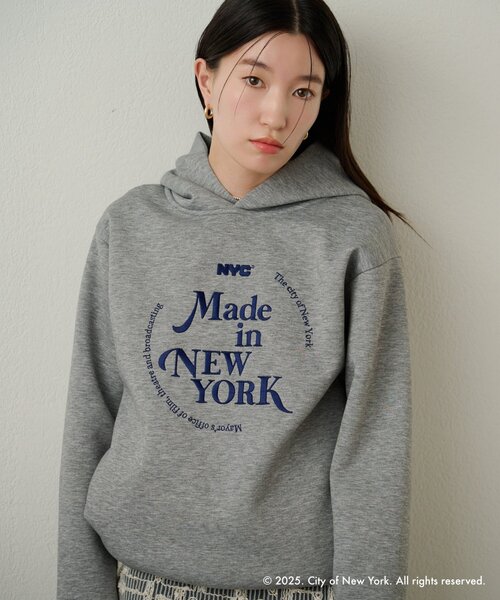 Omekashi（オメカシ）の「【GOOD ROCK SPEED】NYCフーディ N（パーカー・レディース・グレー・FREE）」の5枚目の写真