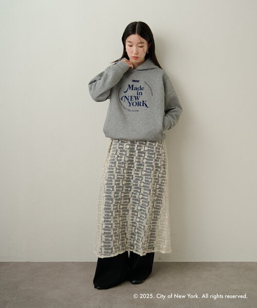 Omekashi（オメカシ）の「【GOOD ROCK SPEED】NYCフーディ N（パーカー・レディース・グレー・FREE）」の11枚目の写真