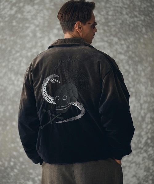 とてもハンサムさん。専用スーベニアジャケット HOUSTON / ヒューストン 51521 VELVETEEN SOUVENIR JACKET (ALASKA