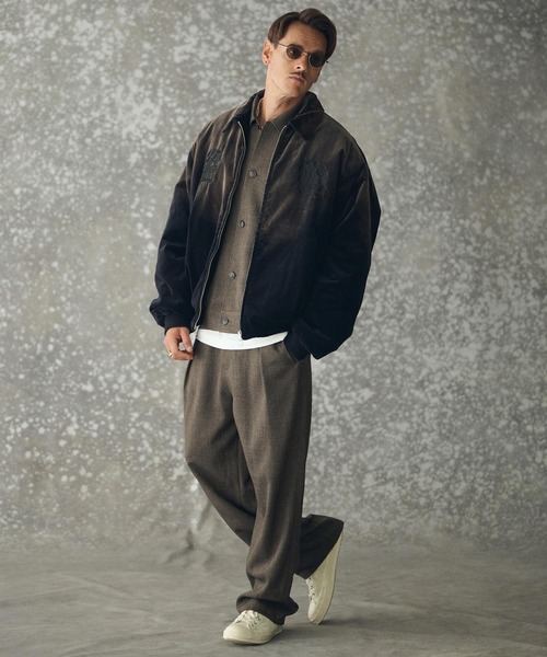 THEOREM(セオレム)の「mj11162- ADAM PATEK×THEOREM Aging Fede Velour Souvenir Jacket スーベニアジャケット(AP2523039-TR)(スカジャン・メンズ・ブラック/ピンク・M/L/XL)」の7枚目の写真