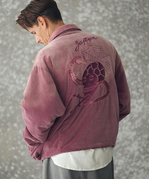 とてもハンサムさん。専用スーベニアジャケット rehacer（レアセル） スカジャン : Dolman Wide Souvenir Jacket