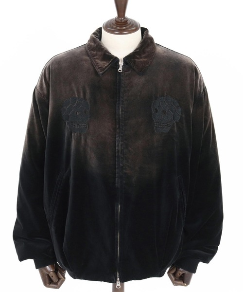 THEOREM(セオレム)の「mj11162- ADAM PATEK×THEOREM Aging Fede Velour Souvenir Jacket スーベニアジャケット(AP2523039-TR)(スカジャン・メンズ・ブラック/ピンク・M/L/XL)」の17枚目の写真
