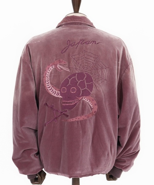 とてもハンサムさん。専用スーベニアジャケット mj11162- ADAM PATEK×THEOREM Aging Fede Velour Souvenir Jacket