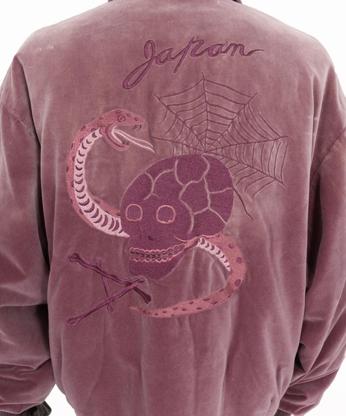 mj11162- ADAM PATEK×THEOREM Aging Fede Velour Souvenir Jacket mj11162- ADAM PATEK×THEOREM Aging Fede Velour Souvenir Jacket