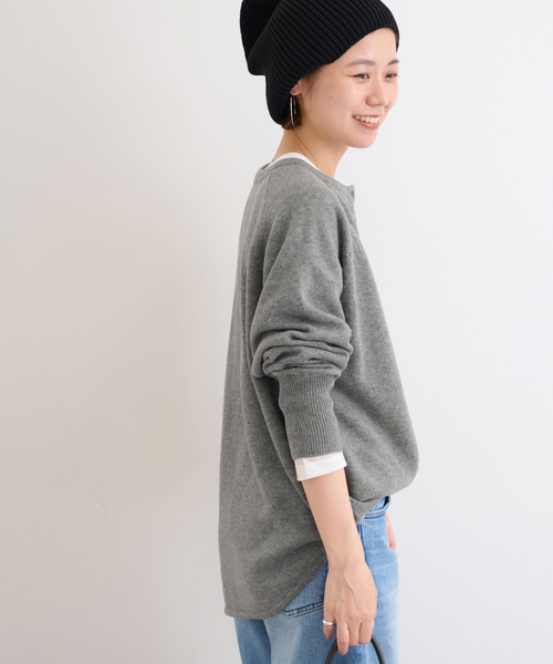 【美品】 ジャーナルスタンダード 2wayビッグプルオーバー ニット 追加3》ウールミックス2wayビッグプルオーバー（ニット/セーター