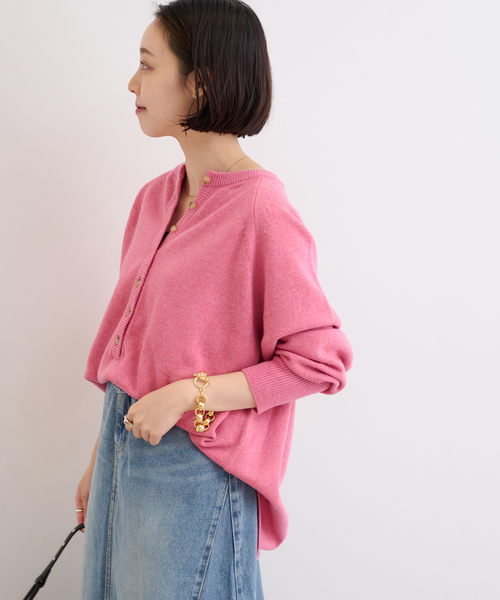 追加 / 新色》ウールミックス2WAYビッグプルオーバー（ニット/セーター