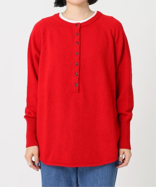 JOURNAL STANDARD relume（ジャーナルスタンダード　レリューム）の「《追加 / 新色》ウールミックス2WAYビッグプルオーバー（ニット/セーター・レディース・チャコールグレー/ブラウン/グレー系その他/ピンク/レッド・FREE）」の9枚目の写真