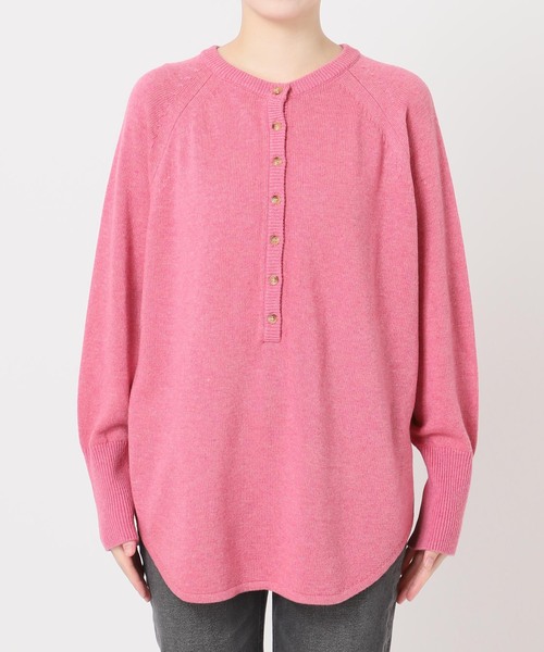 JOURNAL STANDARD relume（ジャーナルスタンダード　レリューム）の「《追加 / 新色》ウールミックス2WAYビッグプルオーバー（ニット/セーター・レディース・チャコールグレー/ブラウン/グレー系その他/ピンク/レッド・FREE）」の11枚目の写真