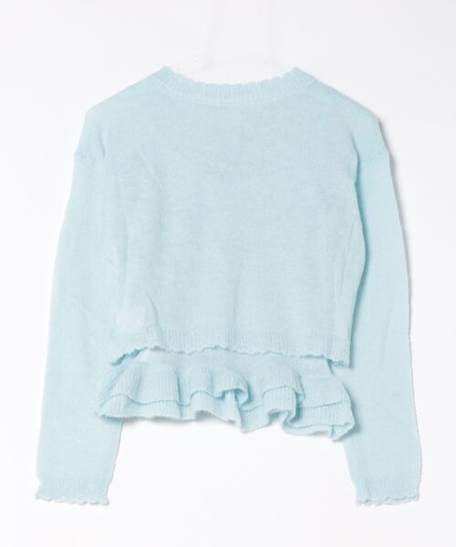 Chiina（チーナ）の「Chiina /【お得なセットアイテム】シアーカーディガン＆キャミソールセット（カーディガン/ボレロ・レディース・ピンク/グリーン/ライトブルー/レッド/イエロー・FREE）」の11枚目の写真