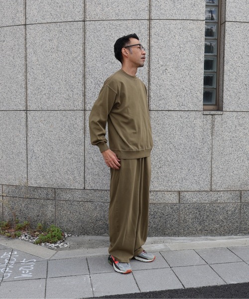 many men many mind（メニーメンメニーマインド）の「MANYMENMANYMINDS / ピグメントポンチ/L/Sプルオーバー/切替（スウェット・メンズ・ブラック/カーキ/ネイビー・MEDIUM/LARGE）」の15枚目の写真