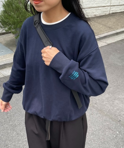 袖刺繍スウェットプルオーバー（スウェット）｜COLONY 2139（コロニー
