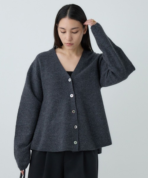 カオス　chaos キルシェニットカーディガン　2025SS ブラック セール】Chaos(カオス)/ フィグカーディガン◇セットアップ可