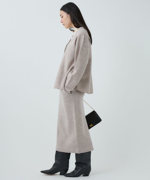 Chaos（カオス）の「Chaos(カオス)/ フィグカーディガン◆セットアップ可◆（カーディガン/ボレロ・レディース・チャコールグレー/ベージュ・FREE）」の17枚目の写真