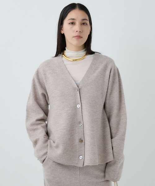 Chaos（カオス）の「Chaos(カオス)/ フィグカーディガン◆セットアップ可◆（カーディガン/ボレロ・レディース・チャコールグレー/ベージュ・FREE）」の22枚目の写真