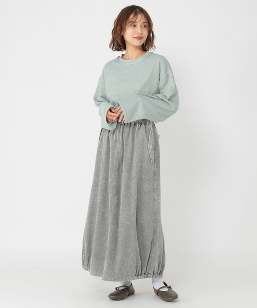 studio CLIP（スタディオクリップ）の「ロンT×メッシュプルオーバーセットアイテム（Tシャツ/カットソー・レディース・アイボリー/ライトグリーン/モカ・FREE）」の17枚目の写真