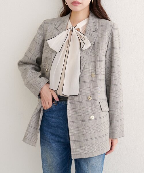 ナチュラルクチュール ♡ 【WEB限定】べこべこ金釦テーラージャケット セール】【WEB限定】べこべこ金釦テーラージャケット（テーラード