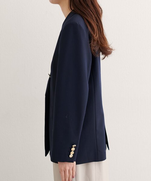 セール】【WEB限定】べこべこ金釦テーラージャケット（テーラード