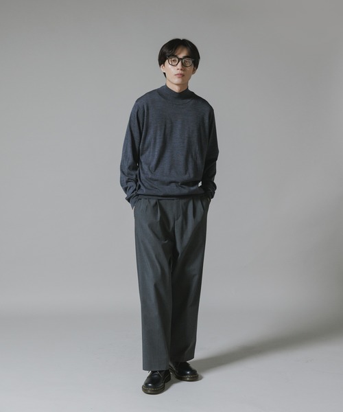 JOHN SMEDLEY/ジョンスメドレー PULLOVER MTN LS ハイゲージ メリノ