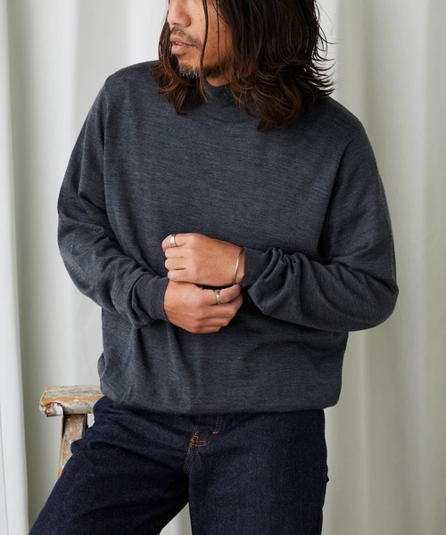 JOHN SMEDLEY Black Turtleneck Knit 未使用 JOHN SMEDLEY｜ジョン