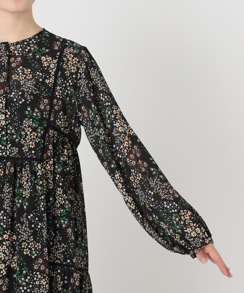 WEB限定/追加3》FLOWER PRINT ワンピース（ワンピース）｜SLOBE IENA