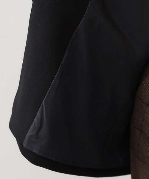 THE SHOP TK （ザ ショップ ティーケー ）の「クラシカルな装い ウールライクスタンドカラーコート（その他アウター・レディース・ネイビー/ナチュラル/チャコールグレー・13/12）」の8枚目の写真