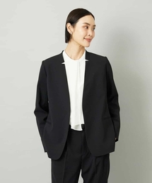 MICHEL KLEIN（ミッシェル・クラン）の「[セットアップ対応]ノーカラージャケット（ノーカラージャケット・レディース）」