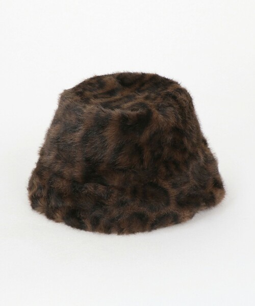 UNITED ARROWS（ユナイテッドアローズ）の「フェイクファー バケットハット（ハット・レディース・ダークブラウン/ブラック・FREE）」の5枚目の写真