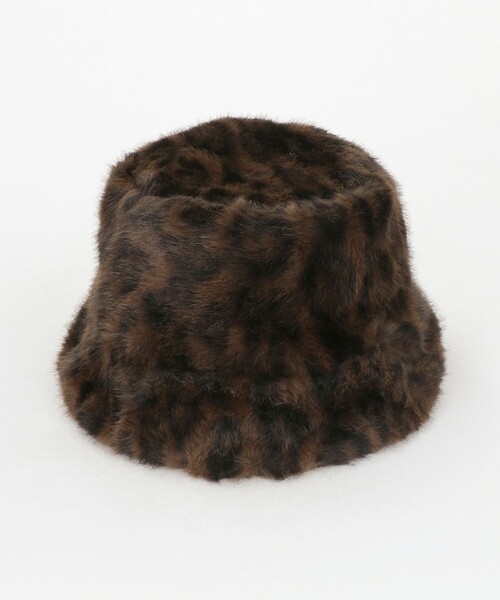 UNITED ARROWS（ユナイテッドアローズ）の「フェイクファー バケットハット（ハット・レディース・ダークブラウン/ブラック・FREE）」の6枚目の写真