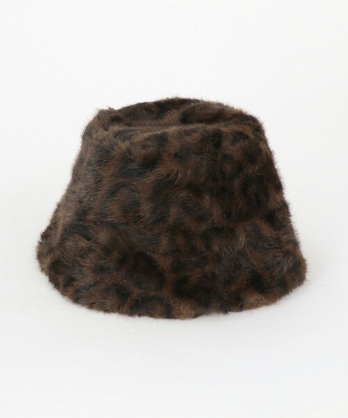 UNITED ARROWS（ユナイテッドアローズ）の「フェイクファー バケットハット（ハット・レディース・ダークブラウン/ブラック・FREE）」の7枚目の写真