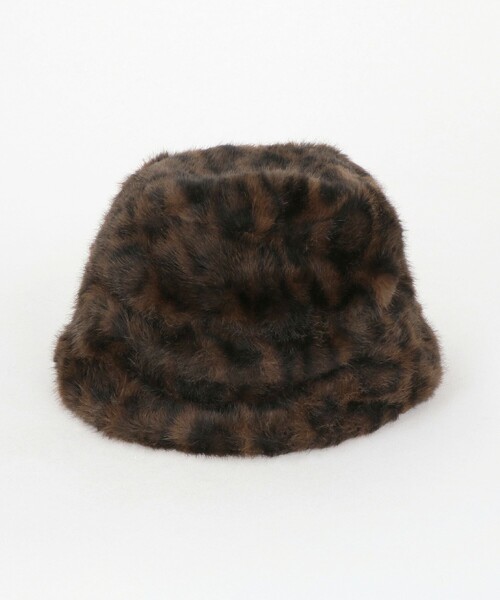 UNITED ARROWS（ユナイテッドアローズ）の「フェイクファー バケットハット（ハット・レディース・ダークブラウン/ブラック・FREE）」の8枚目の写真