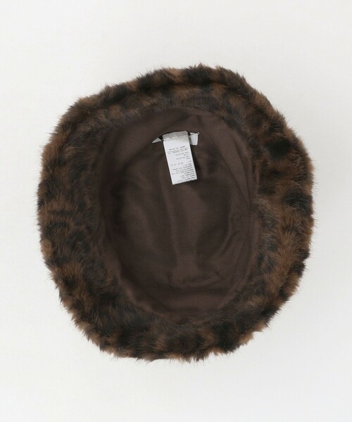 UNITED ARROWS（ユナイテッドアローズ）の「フェイクファー バケットハット（ハット・レディース・ダークブラウン/ブラック・FREE）」の10枚目の写真