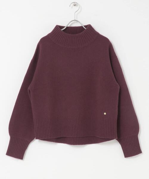 URBAN RESEARCH ROSSO WOMEN(アーバンリサーチ ロッソ)の「F by ROSSO ハミルトンハイネックニット(ニット/セーター・レディース・ベージュ系その他/レッド系その他/グレー/ブルー・FREE)」の4枚目の写真
