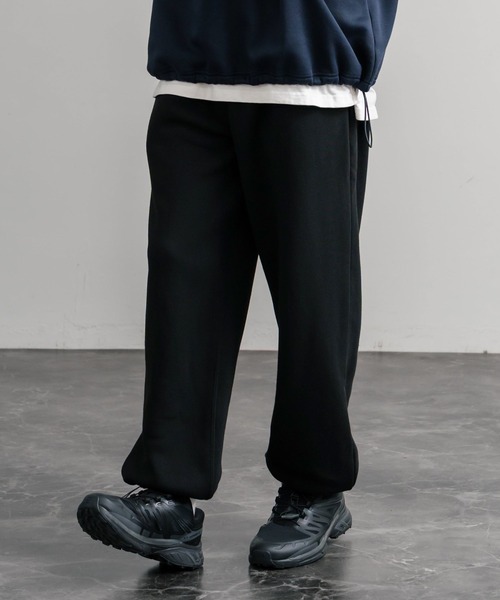 Rocky Monroe(ロッキーモンロー)の「ヘビーウェイト裏起毛スウェットイージージョガーパンツ(スウェットパンツ・メンズ・バーガンディー/オートミール/杢グレー/ブラック/チャコールグレー・LL/M/L)」の12枚目の写真