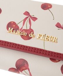 Maison de FLEUR（メゾンドフルール）の「チェリー柄ウォレット