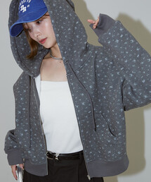 PUBLUX | PUBLUX/パブリュクス 小花柄 クロップド フーディー　限定展開(パーカー)